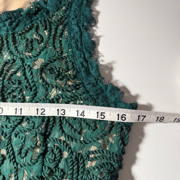 Romeo & Juliet Emerald Couture Green Sleeveless Dress Size L - Picture 8 of 9